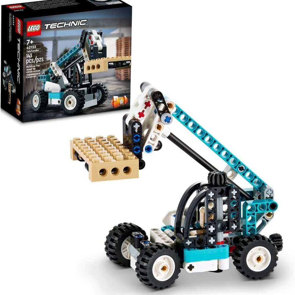 Lego Technic 2 in 1 Telehandler 42133 Forklift to Tow  Brand New